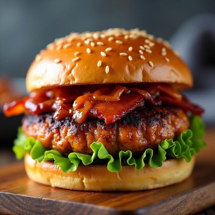 BBQ Chicken Burger